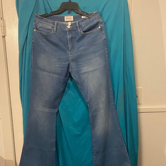 7 For All Mankind Denim - 7 For All Mankind Light Blue Flare Jeans